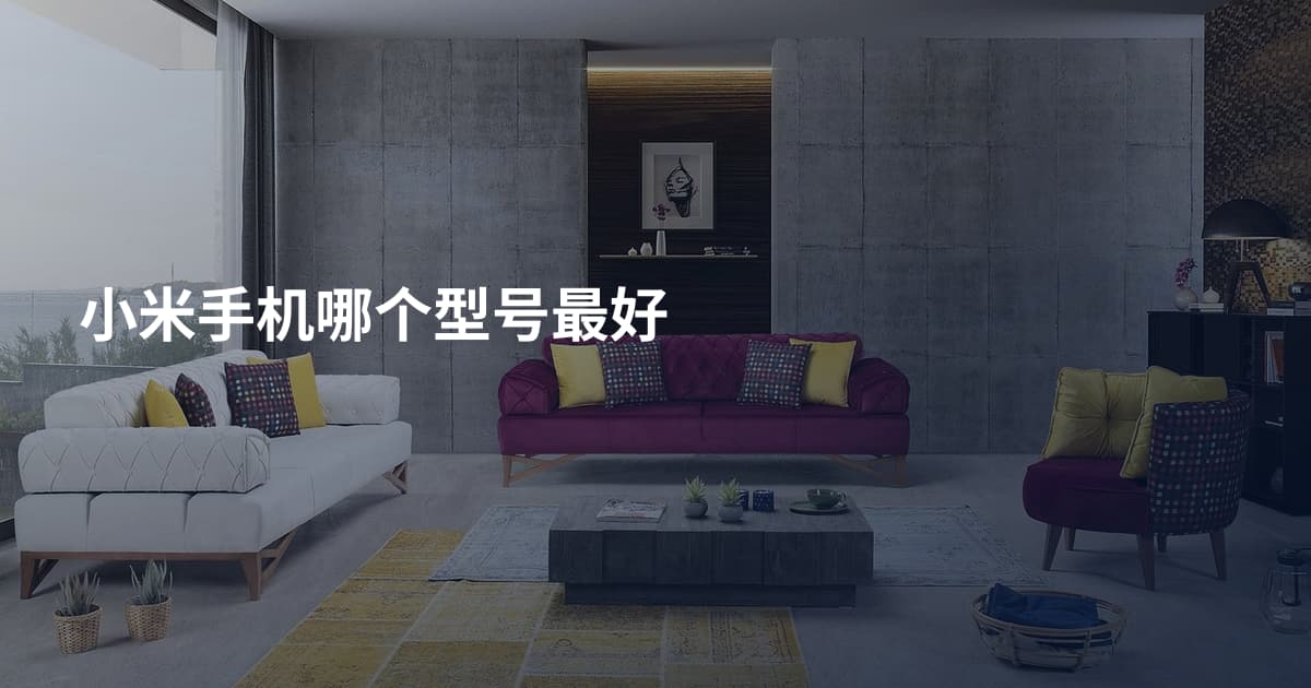 小米手机哪个型号最好