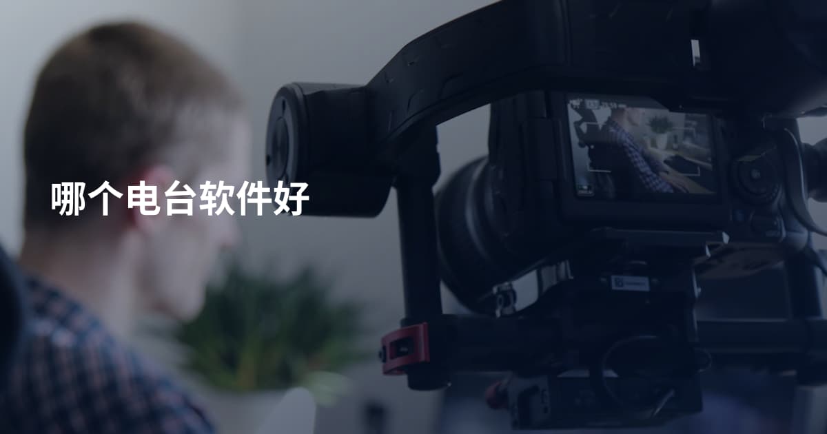 哪个电台软件好