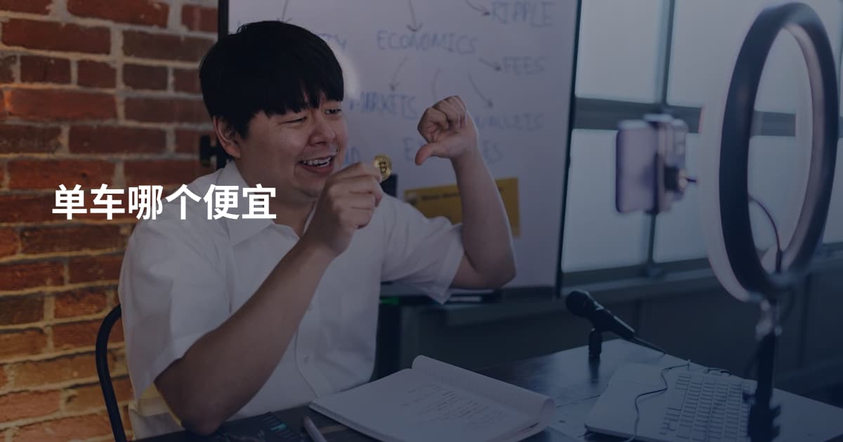 单车哪个便宜