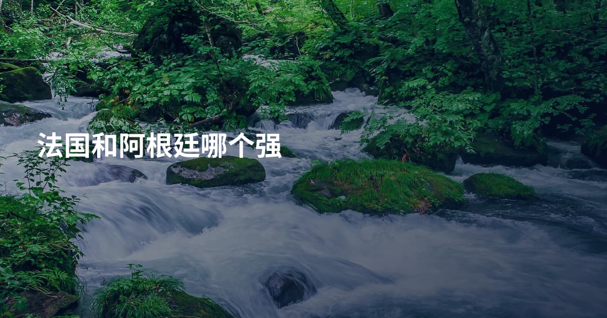 法国和阿根廷哪个强
