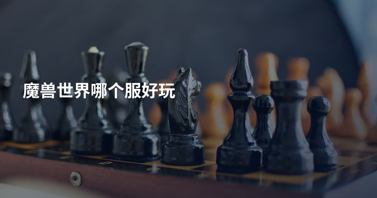 魔兽世界哪个服好玩