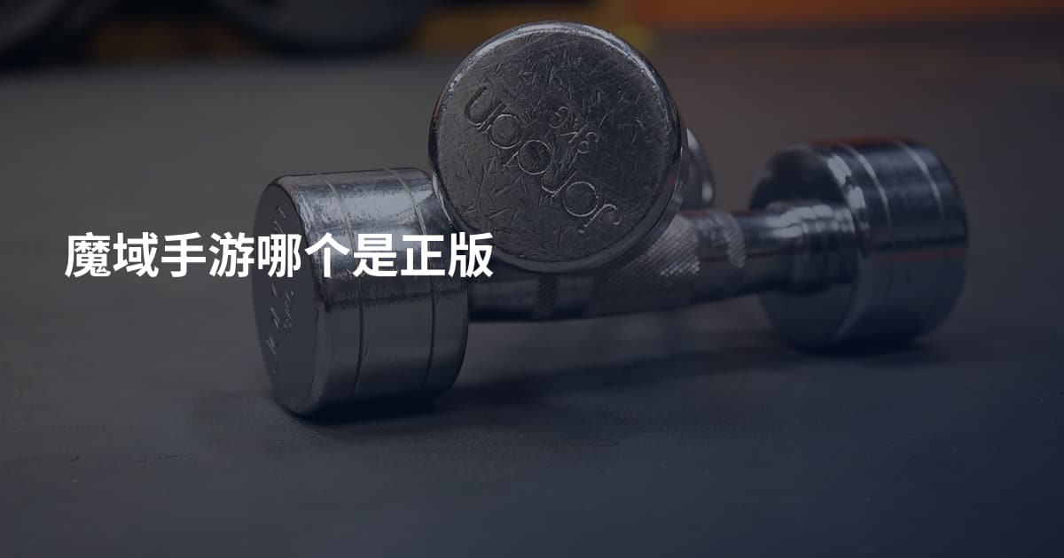魔域手游哪个是正版