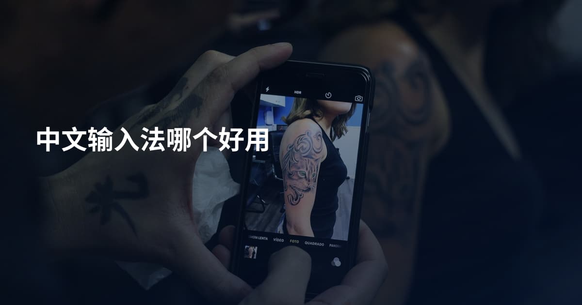 中文输入法哪个好用