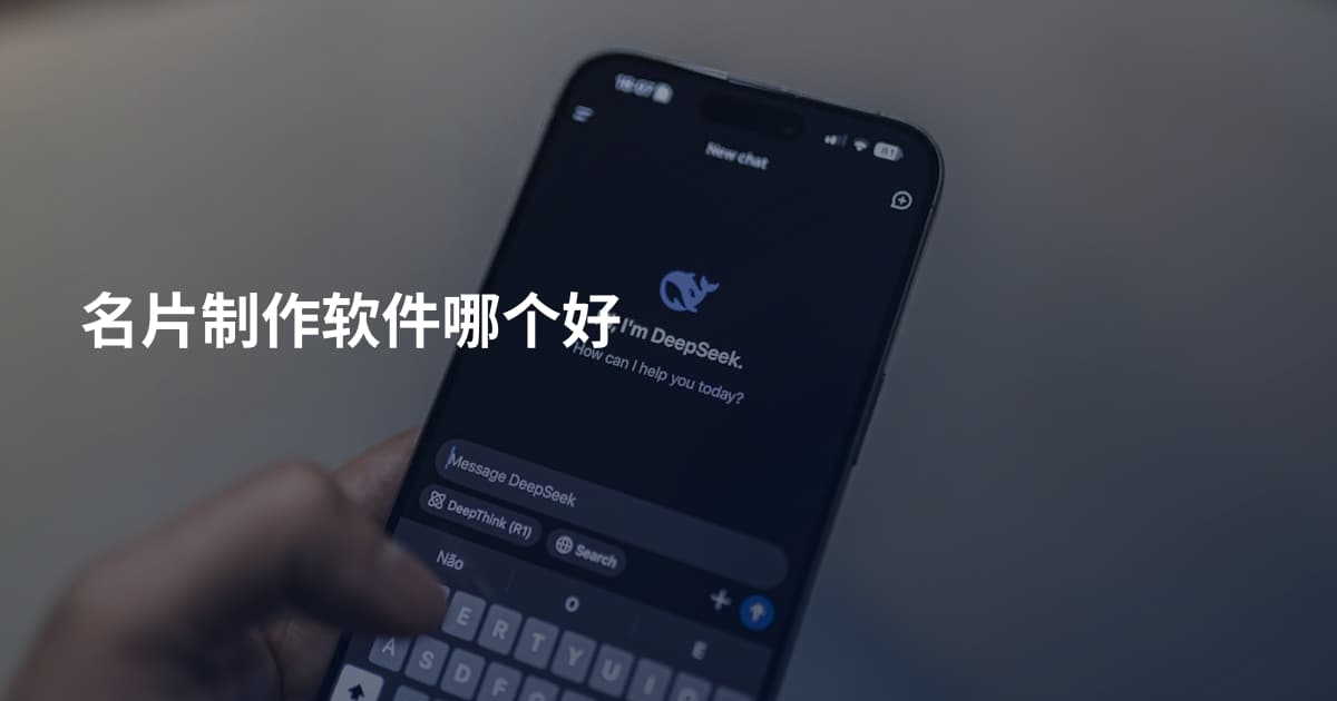 名片制作软件哪个好