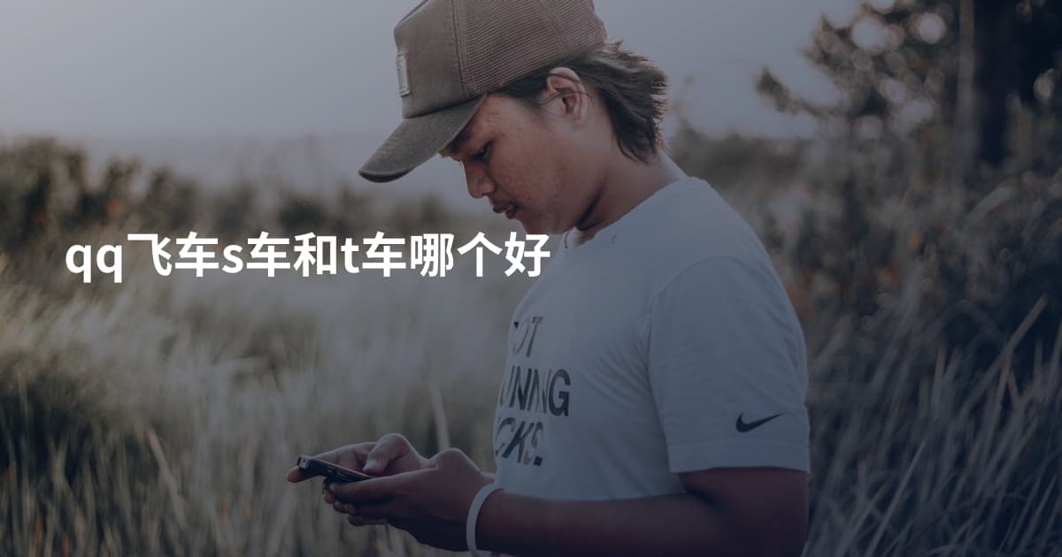 qq飞车s车和t车哪个好