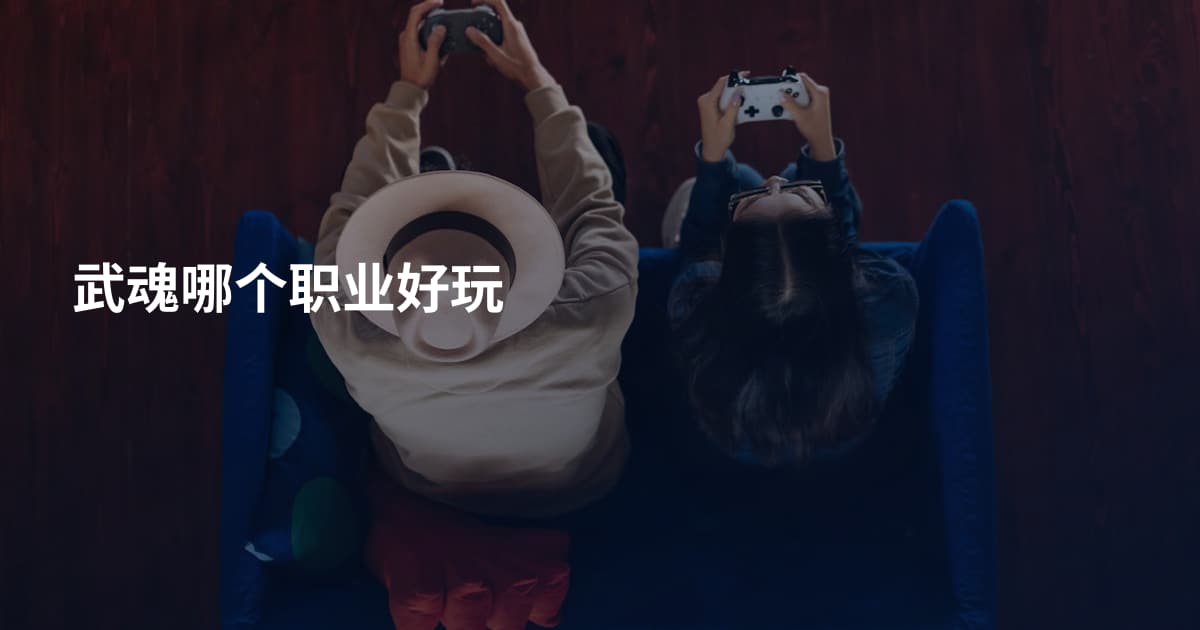 武魂哪个职业好玩