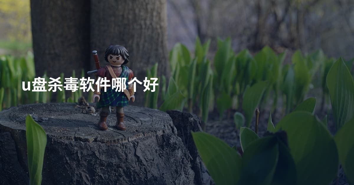 u盘杀毒软件哪个好