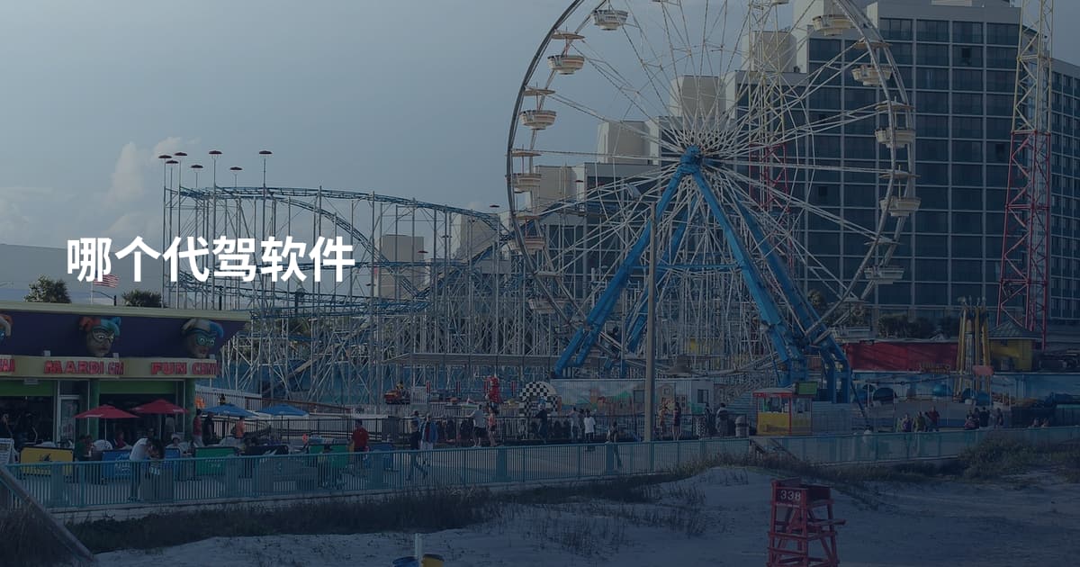 哪个代驾软件