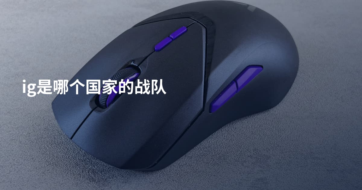ig是哪个国家的战队