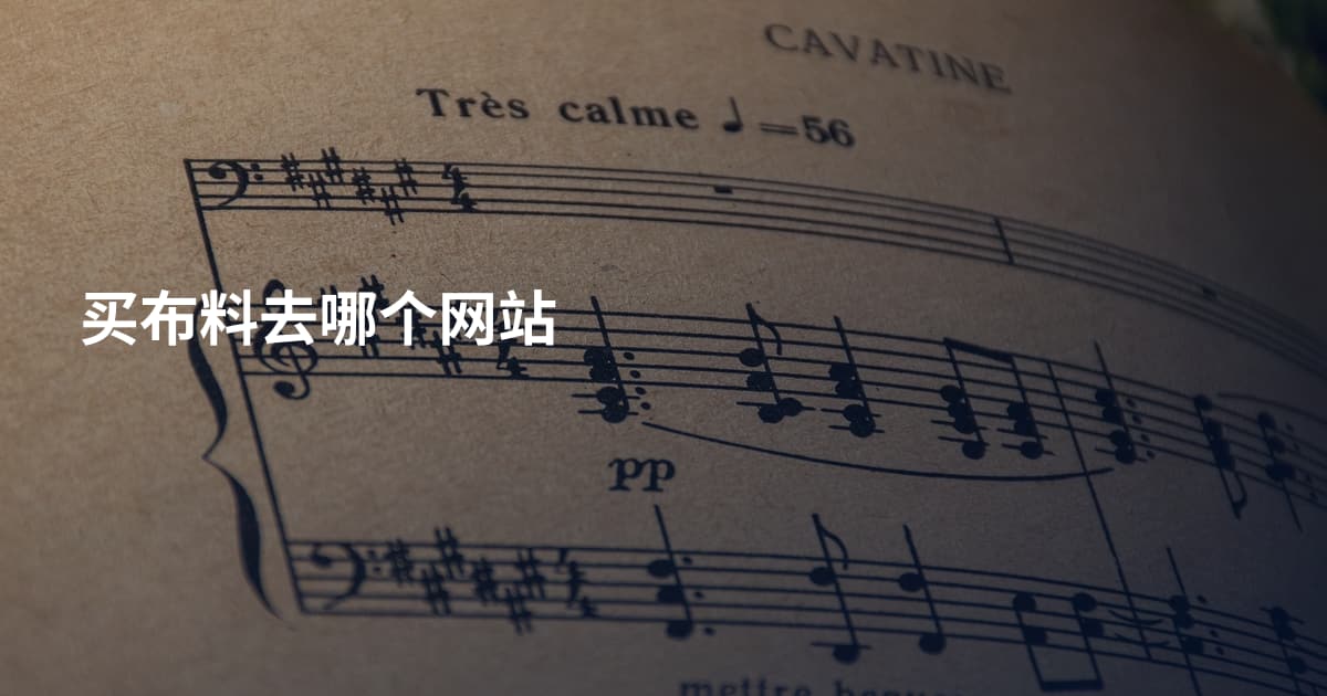 买布料去哪个网站