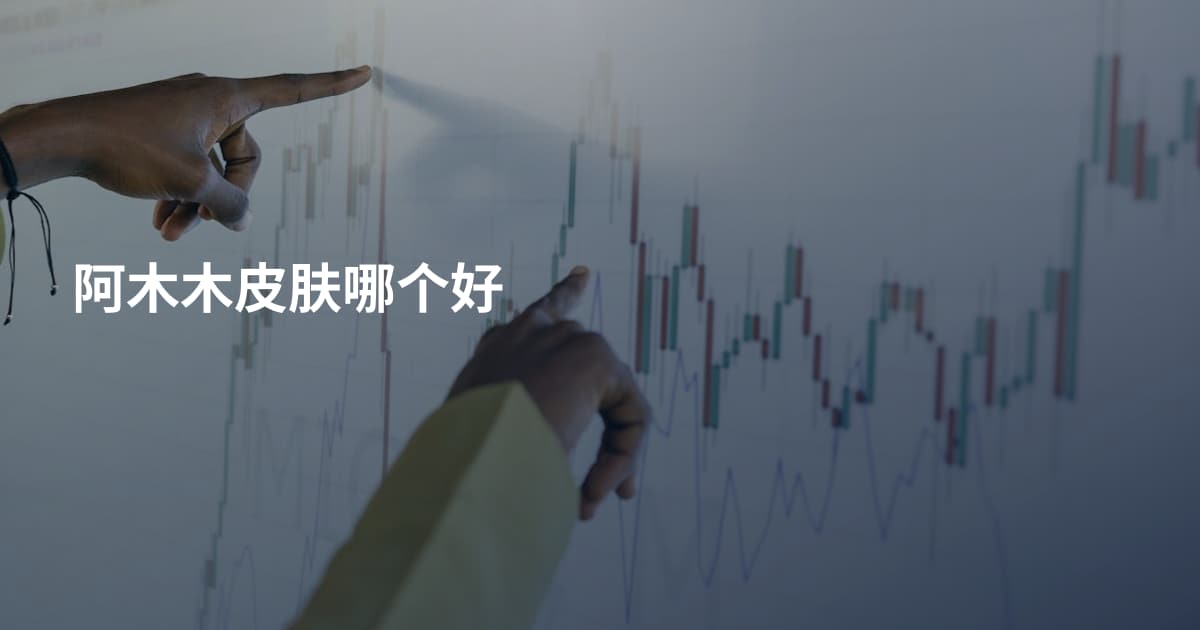 阿木木皮肤哪个好