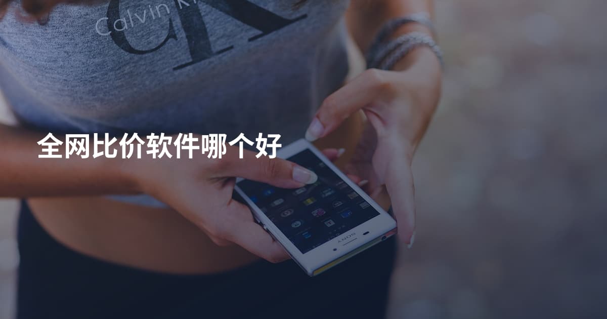 全网比价软件哪个好