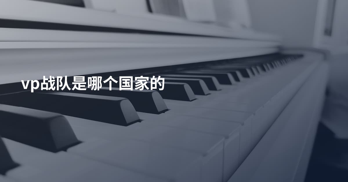 vp战队是哪个国家的