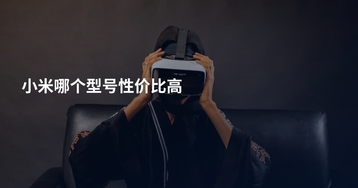 小米哪个型号性价比高