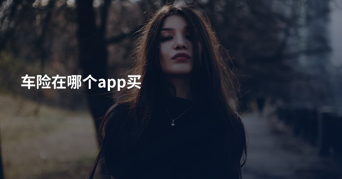 车险在哪个app买