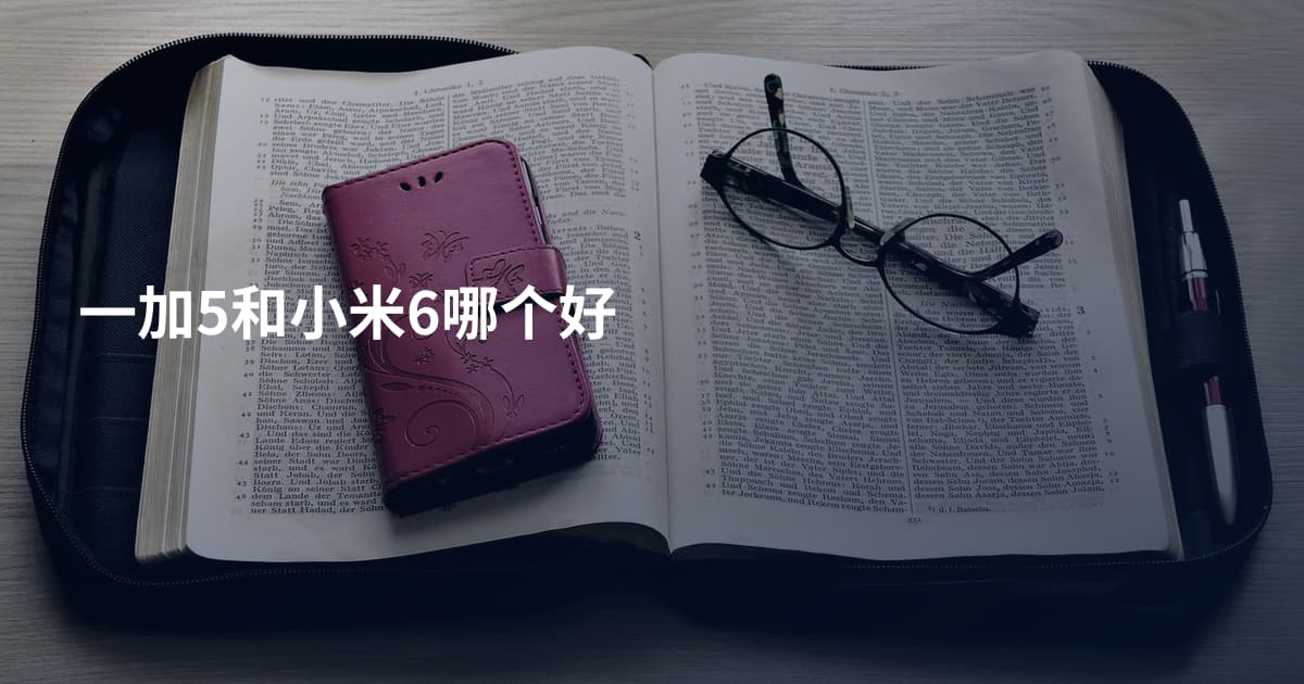 一加5和小米6哪个好