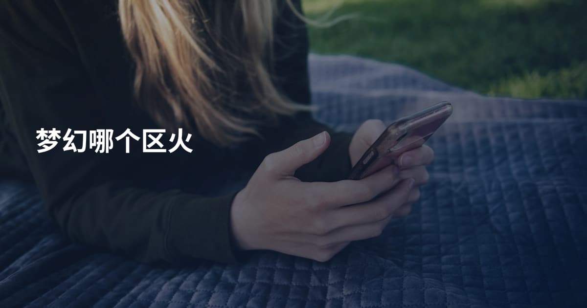 梦幻哪个区火