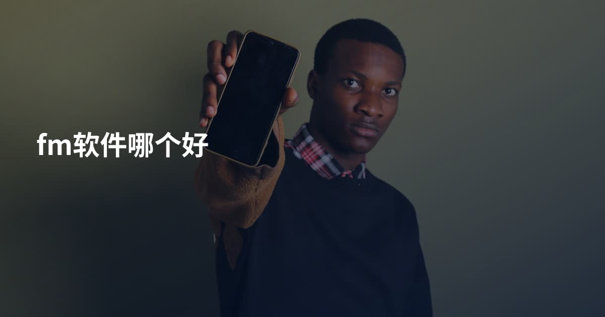 fm软件哪个好