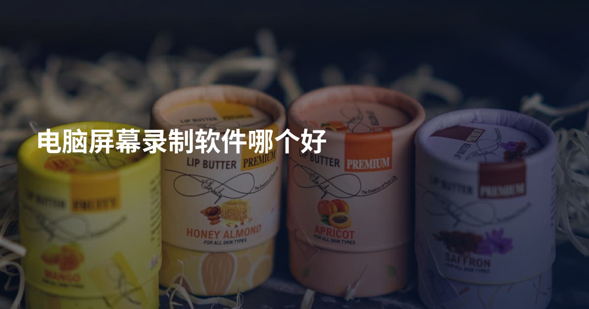 电脑屏幕录制软件哪个好