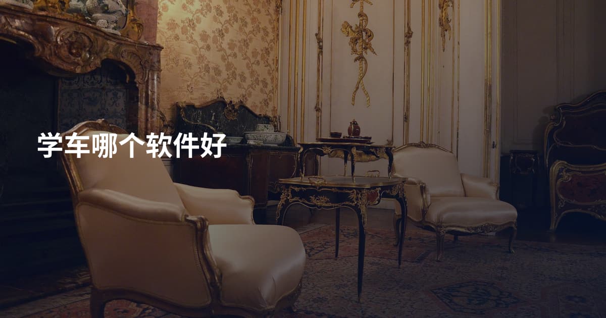 学车哪个软件好