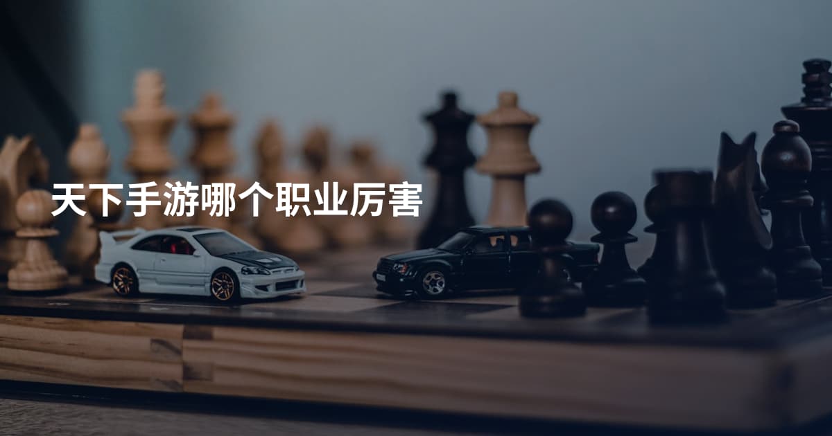 天下手游哪个职业厉害