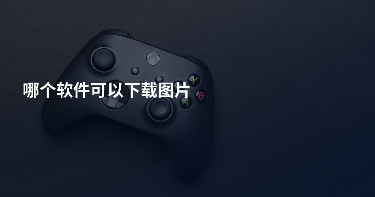 哪个软件可以下载图片