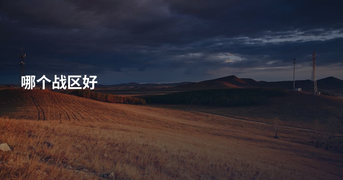 哪个战区好