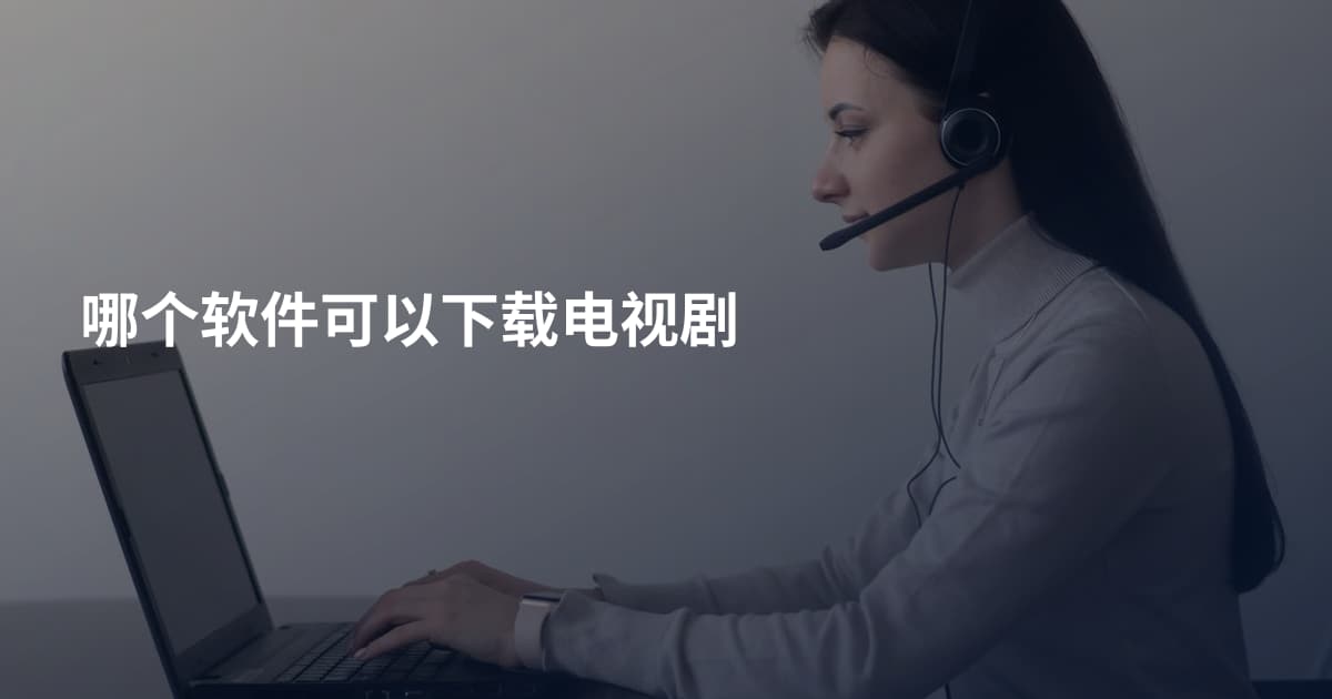 哪个软件可以下载电视剧