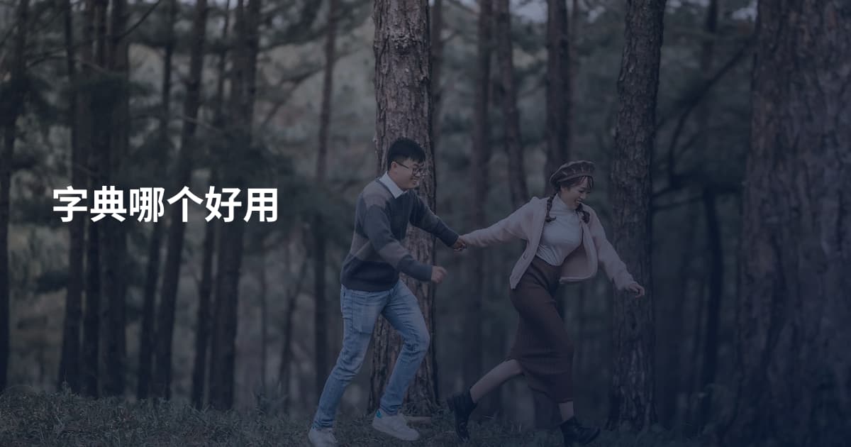 字典哪个好用