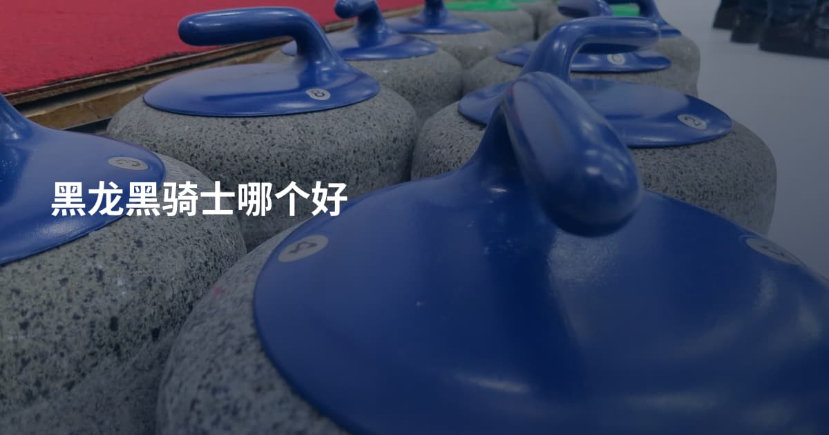 黑龙黑骑士哪个好