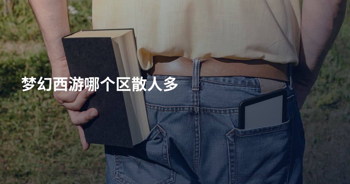 梦幻西游哪个区散人多