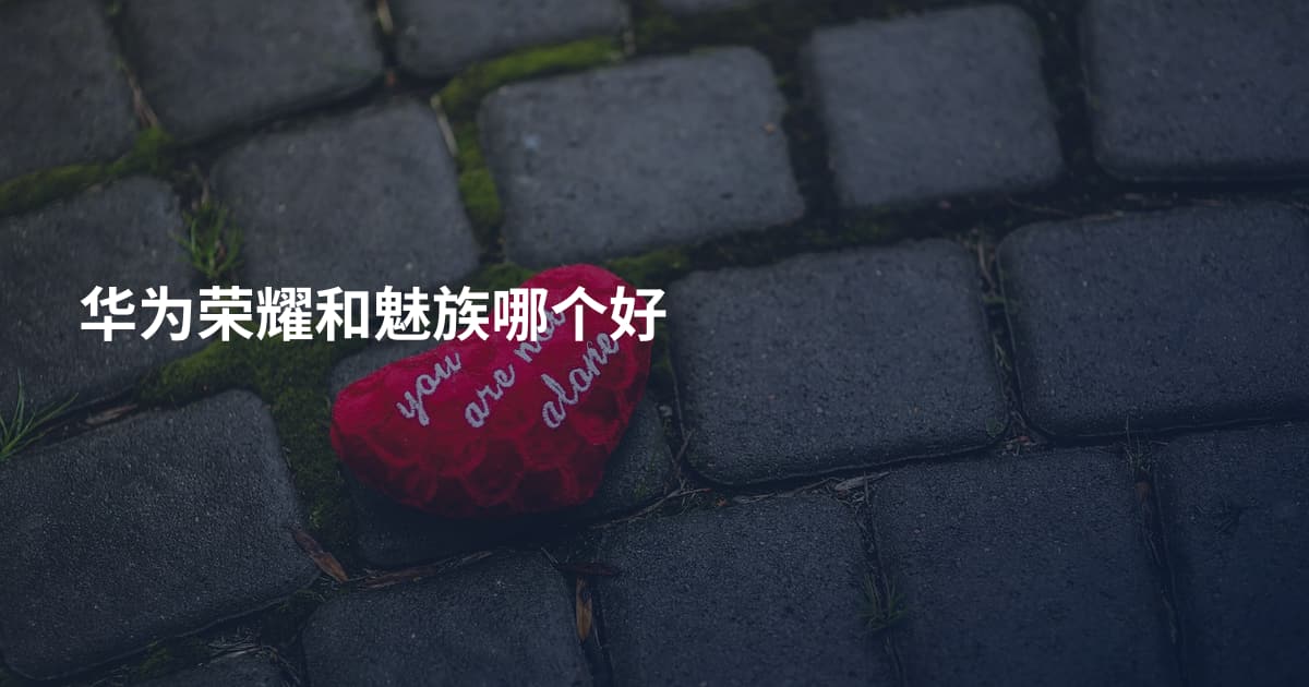华为荣耀和魅族哪个好