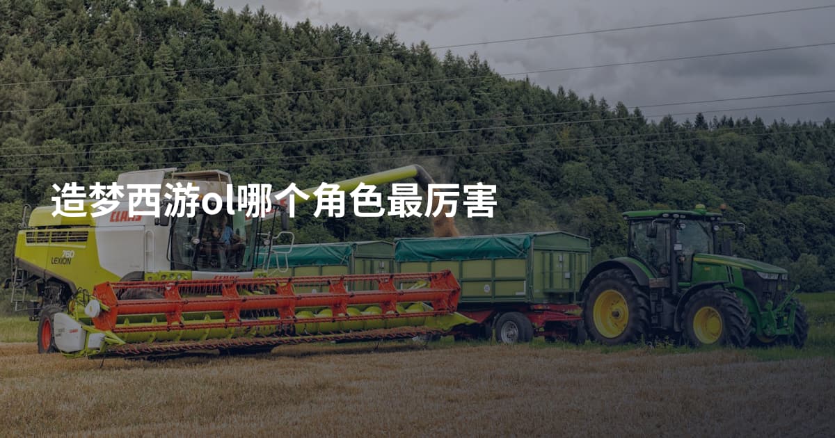 造梦西游ol哪个角色最厉害