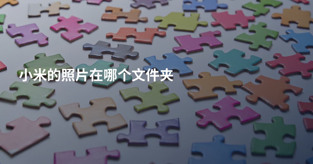 小米的照片在哪个文件夹