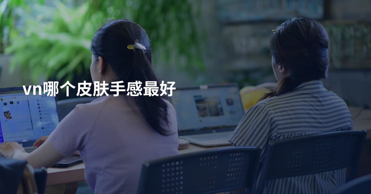 vn哪个皮肤手感最好