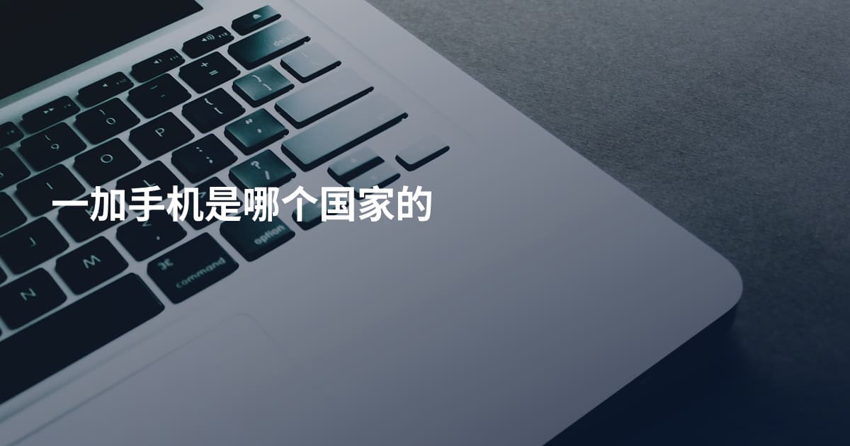 一加手机是哪个国家的