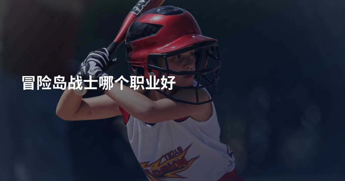 冒险岛战士哪个职业好
