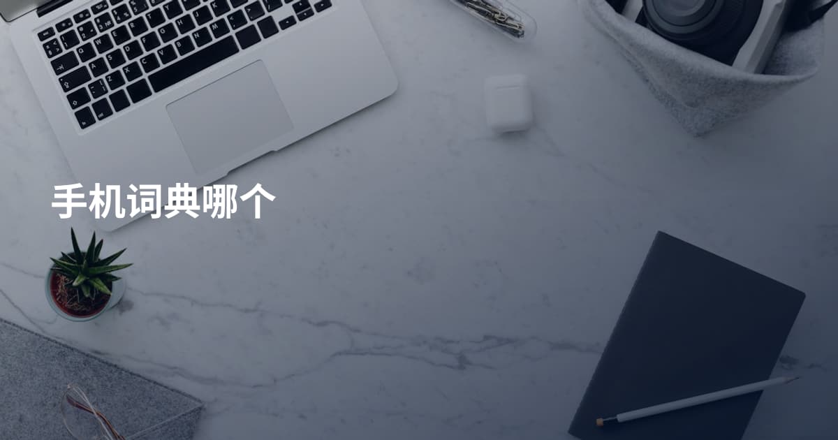 手机词典哪个
