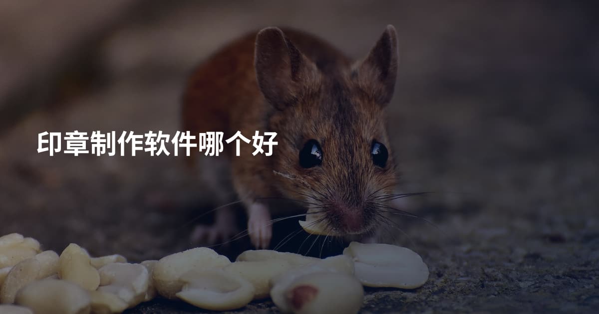印章制作软件哪个好