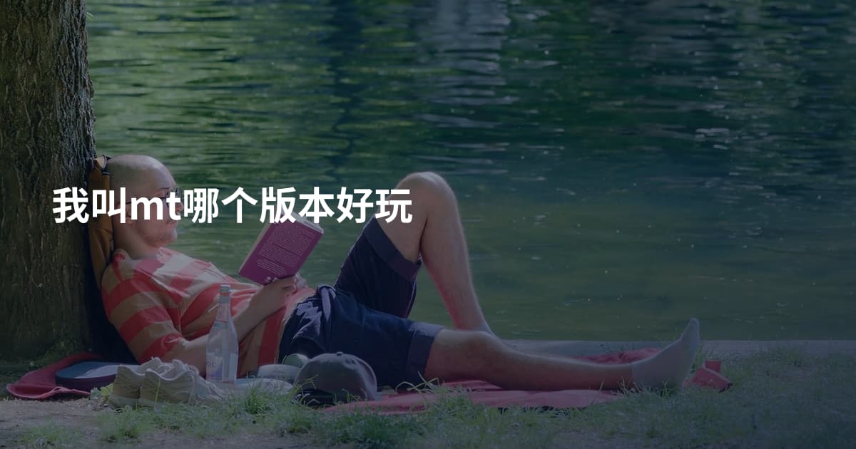 我叫mt哪个版本好玩