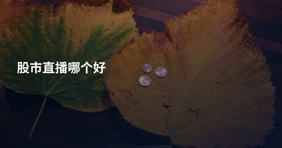股市直播哪个好