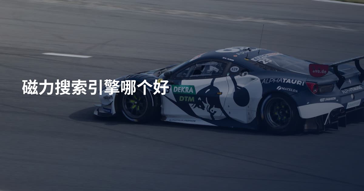 磁力搜索引擎哪个好