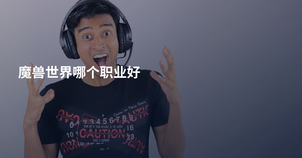 魔兽世界哪个职业好