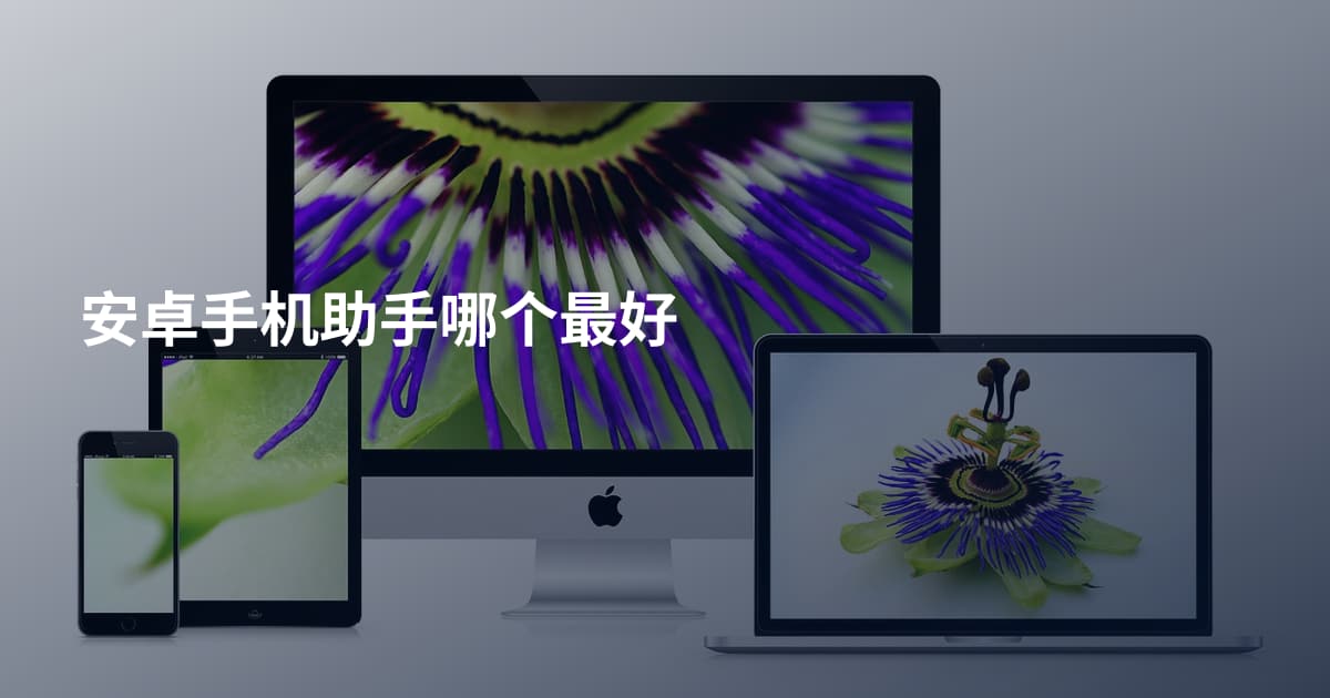 安卓手机助手哪个最好