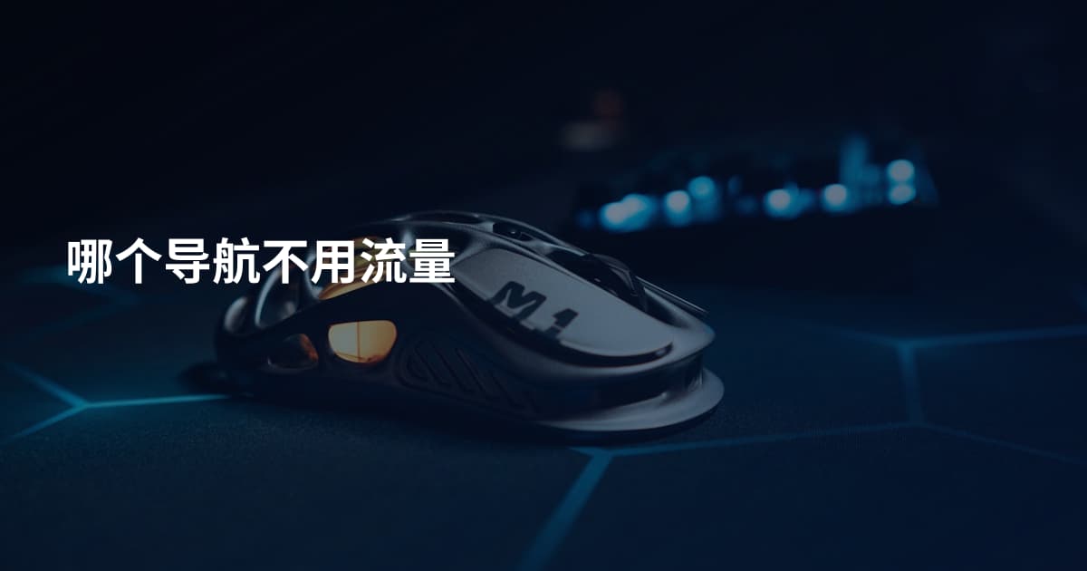 哪个导航不用流量