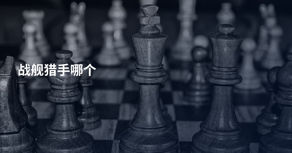 战舰猎手哪个