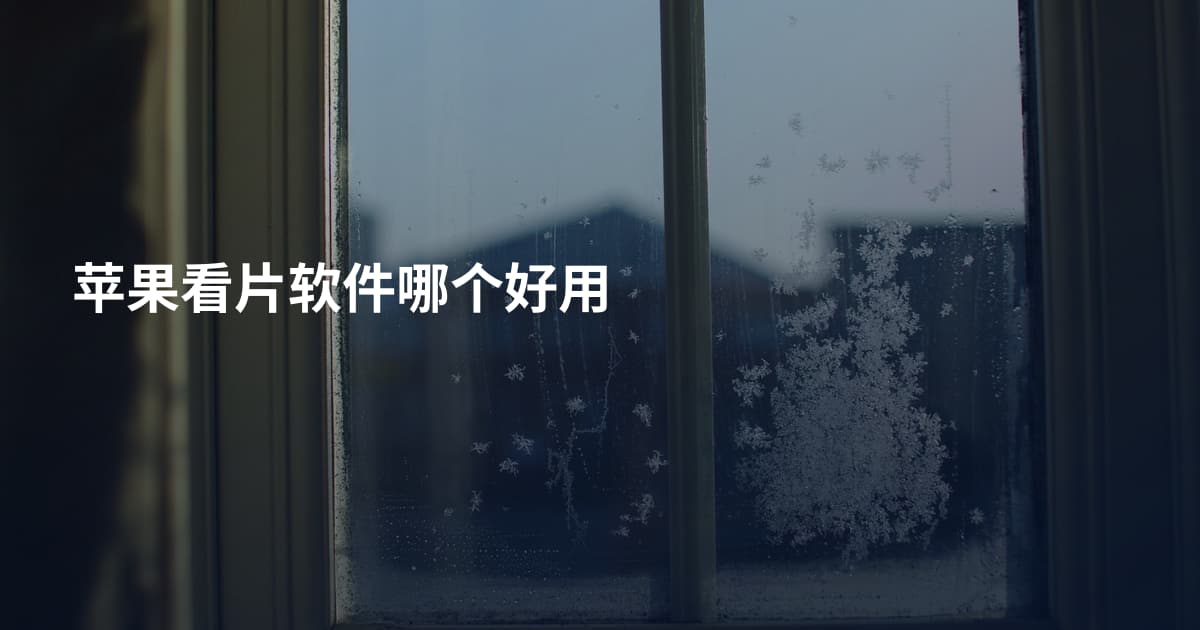 苹果看片软件哪个好用