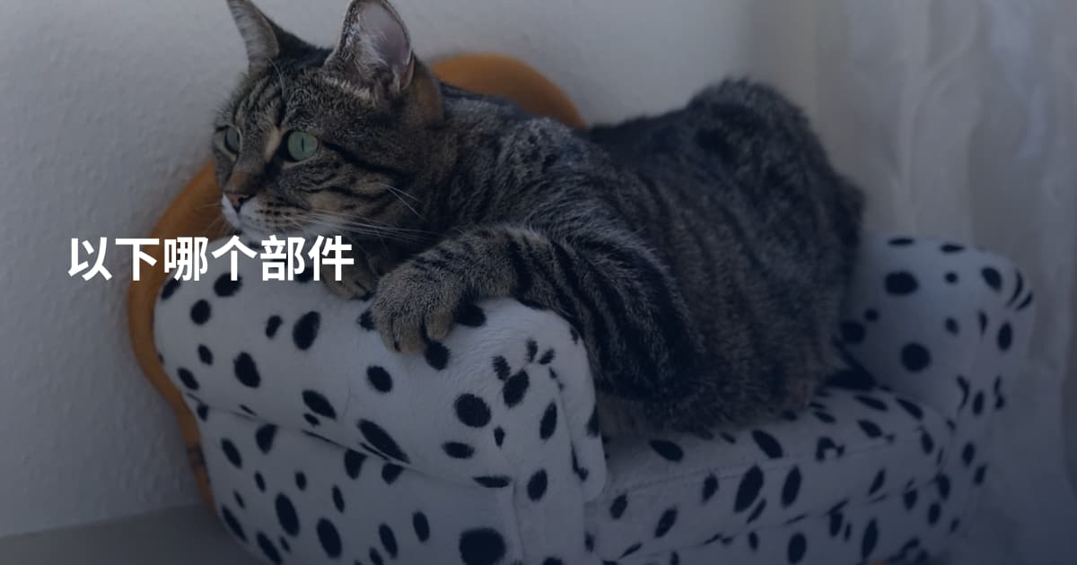 以下哪个部件