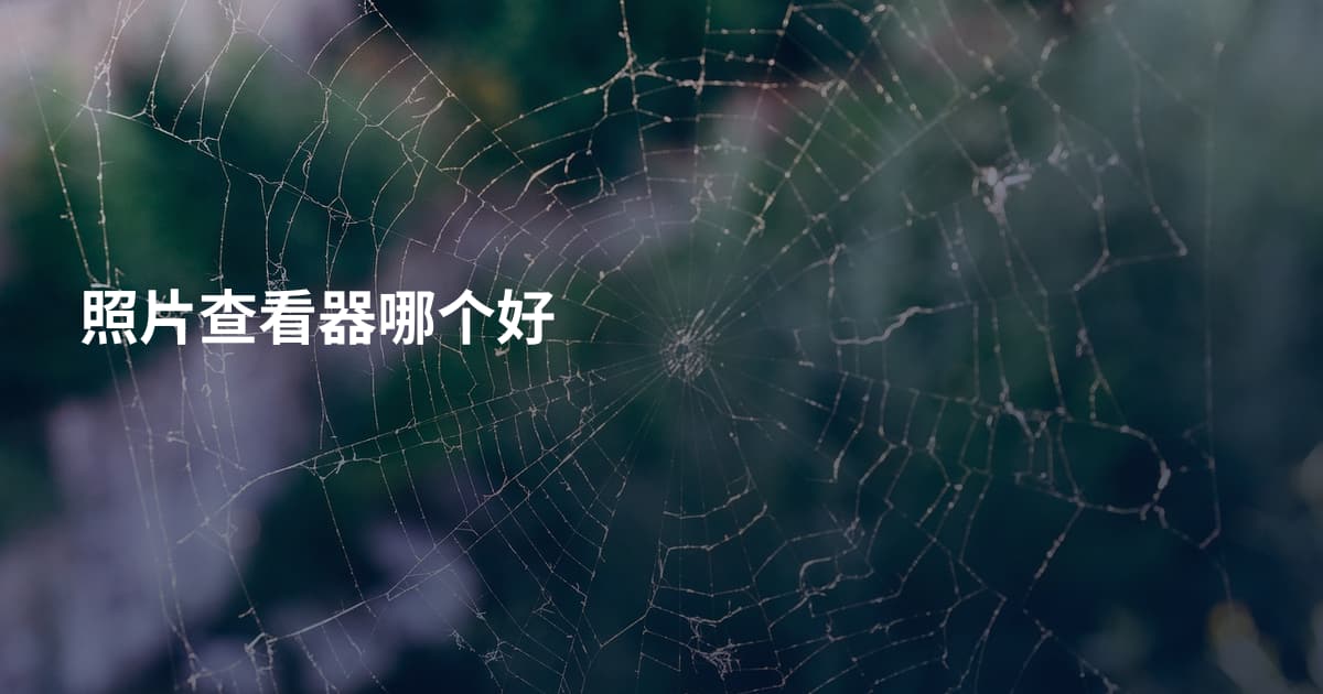 照片查看器哪个好
