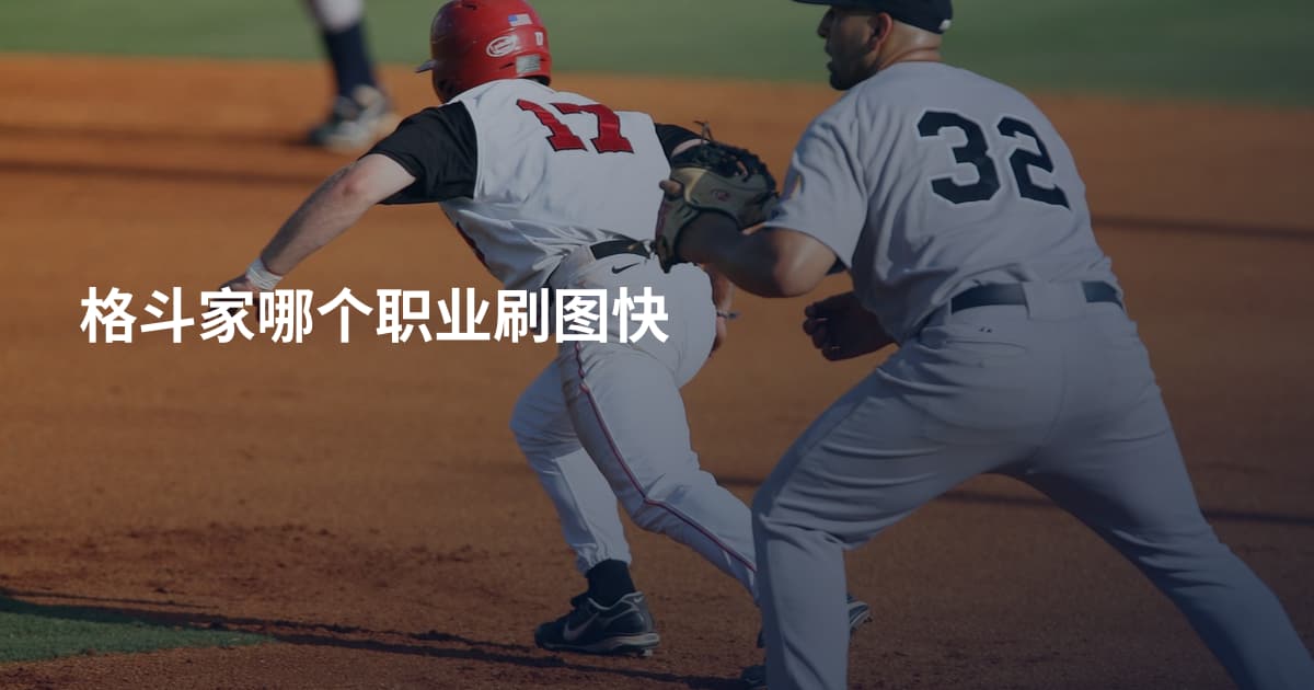 格斗家哪个职业刷图快